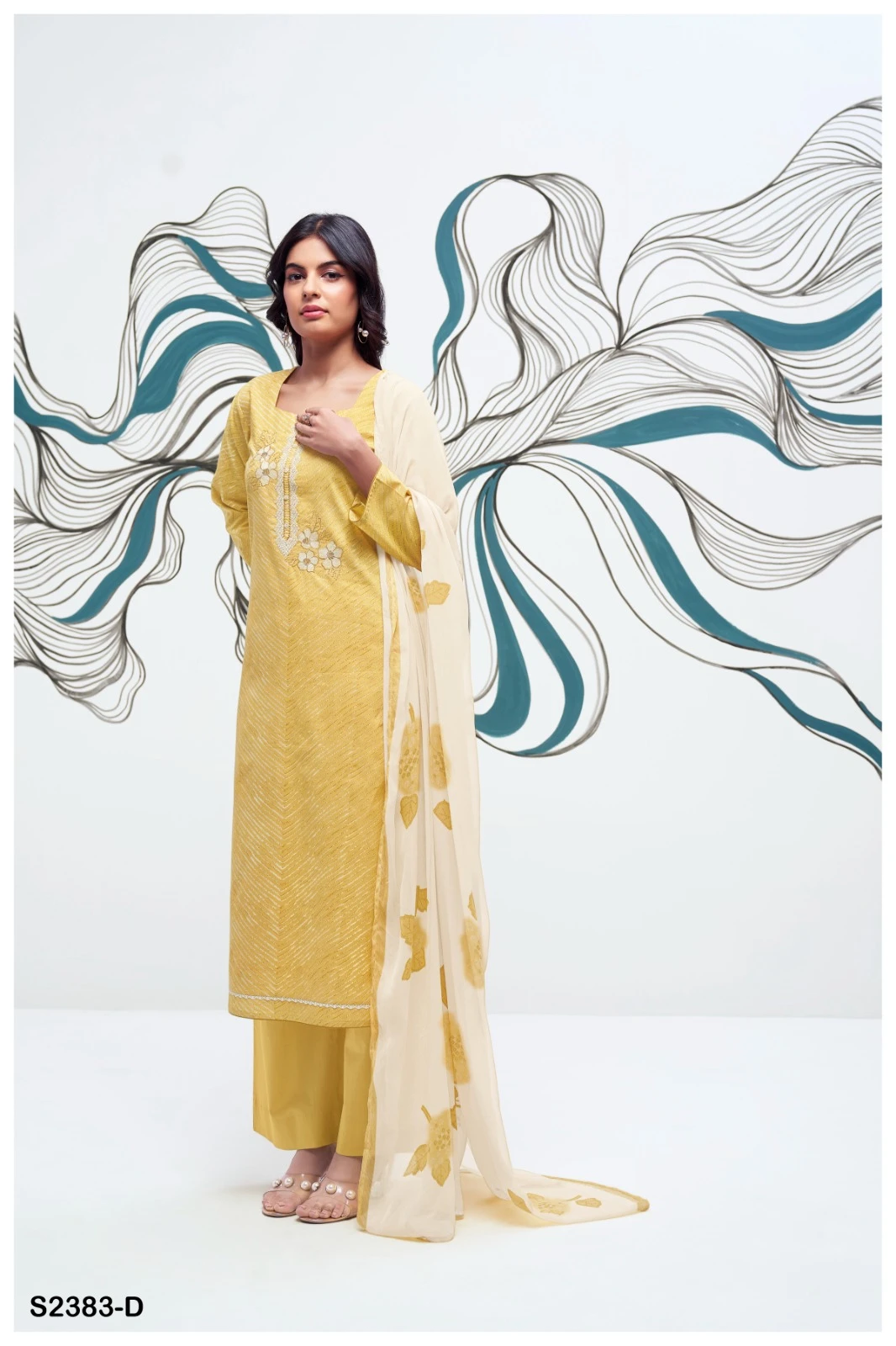 Ganga Maleah 2383 Premium Cotton Printed Wholesale Salwar Suit Catalog — Wholesale Salwar Suits, Ganga wholesale from Surat - Gallery Image 2